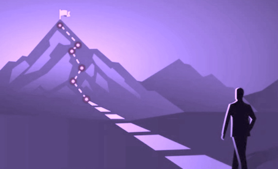 Chemin de vIe violet